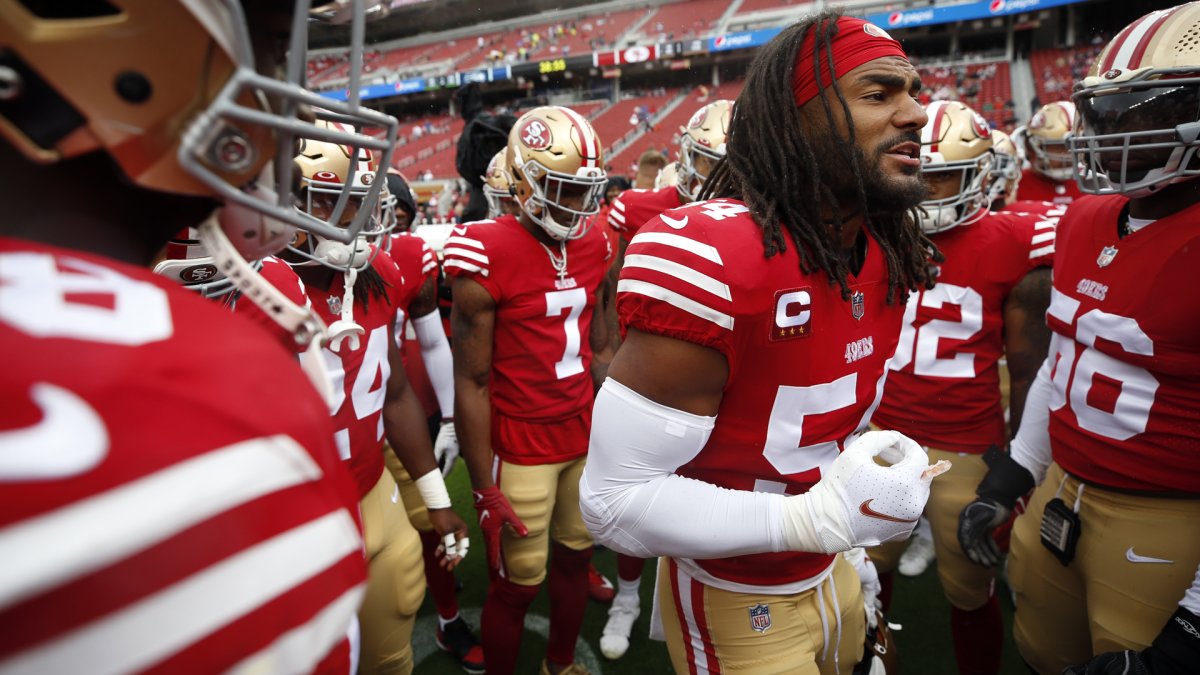 49ers' Fred Warner, Dre Greenlaw both top-10 NFL linebackers, per PFF – NBC  Sports Bay Area & California