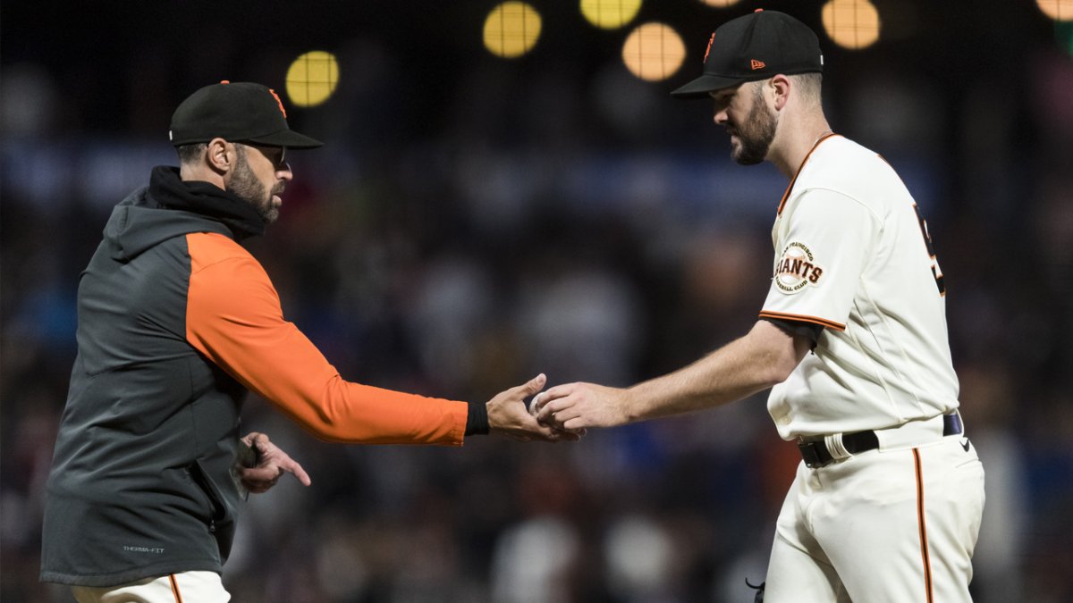Alex Wood plays role of stopper with no-hit stuff as Giants end losing  streak – NBC Sports Bay Area & California