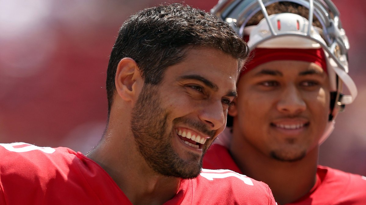 Joe Montana would choose Jimmy Garoppolo over Trey Lance, Brock