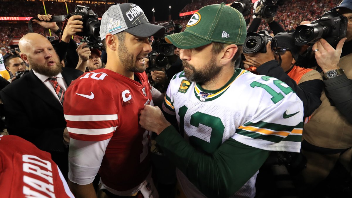 Jimmy Garoppolo might talk to Aaron Rodgers about handling