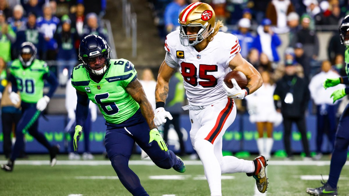 49ers' George Kittle on Seahawks twisting Deebo Samuel's leg: 'Why