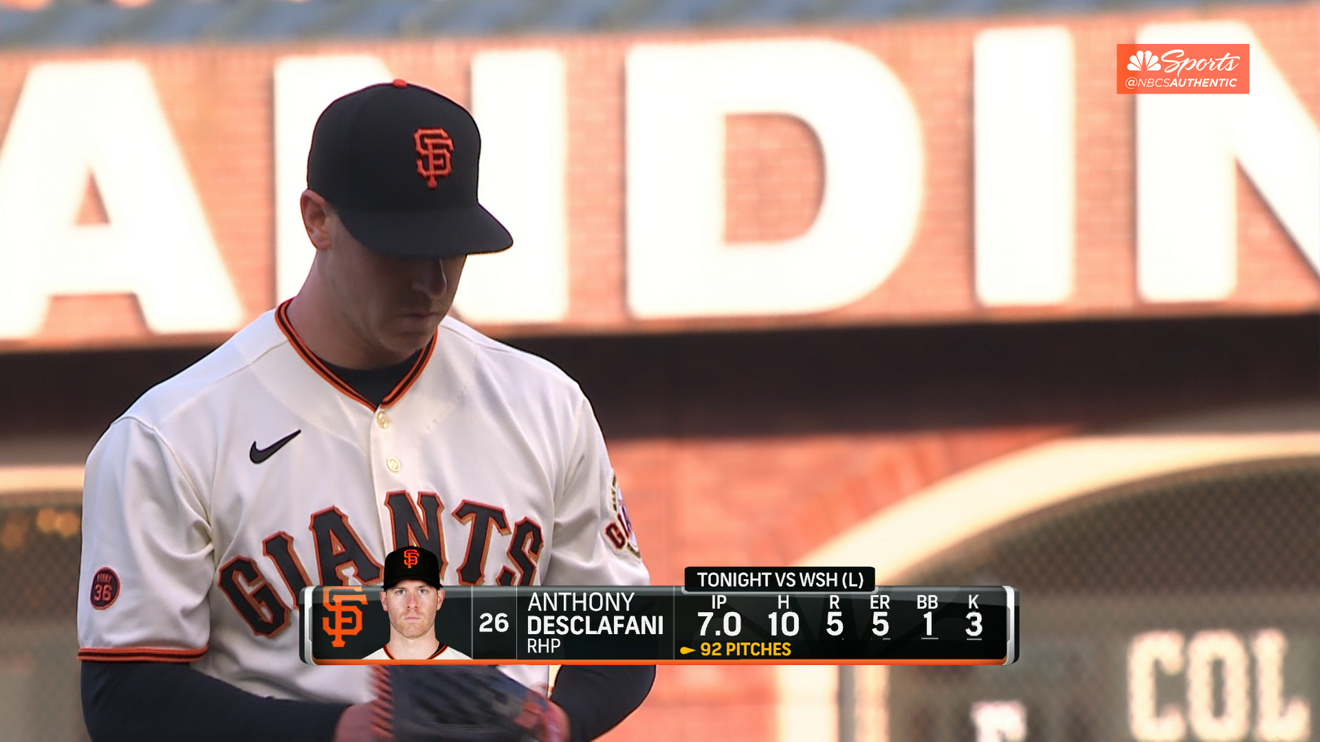Anthony DeSclafani endures rough first inning in Giants' loss to