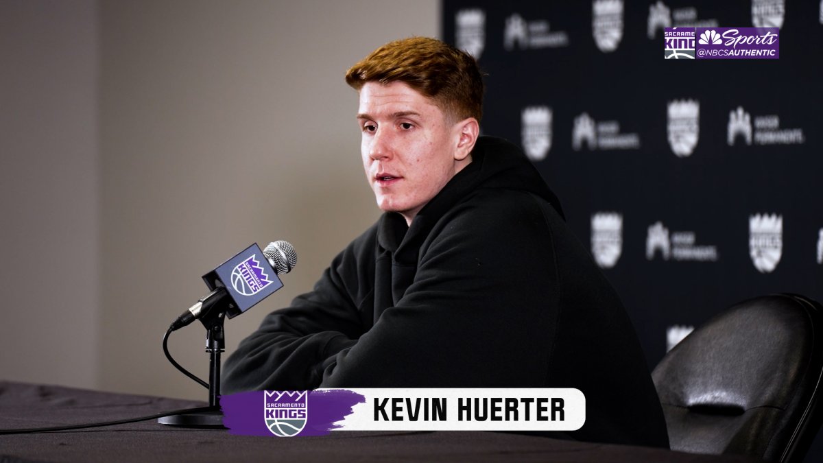 Kevin Huerter Sacramento Kings Unsigned Fanatics Authentic Lighting The  Beam Photograph