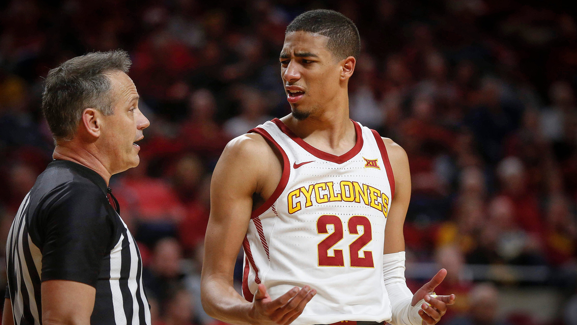 <p>Measurables: 6-foot-5, 175 pounds Age: 20</p>
<p>The Warriors have been tied to Haliburton for a while. He’s another high IQ player with major versatility and the ability to play both guard positions. There are very few players in this year’s draft that can stuff a stat sheet like the Iowa State prospect and he’s one of the best interviews in the draft as well.</p>
<p>Haliburton is a flashy passer and while he has a unique delivery on his shot, he has no problem hitting from all over the court. The 20-year-old guard compares favorably to C.J. McCollum and George Hill. He’s also slated to go a little deeper in the draft than No. 2 overall, so there is potential for the Warriors to move down slightly, pick up an additional asset and potentially save some guaranteed money. <br />
</p>
<p> </p>