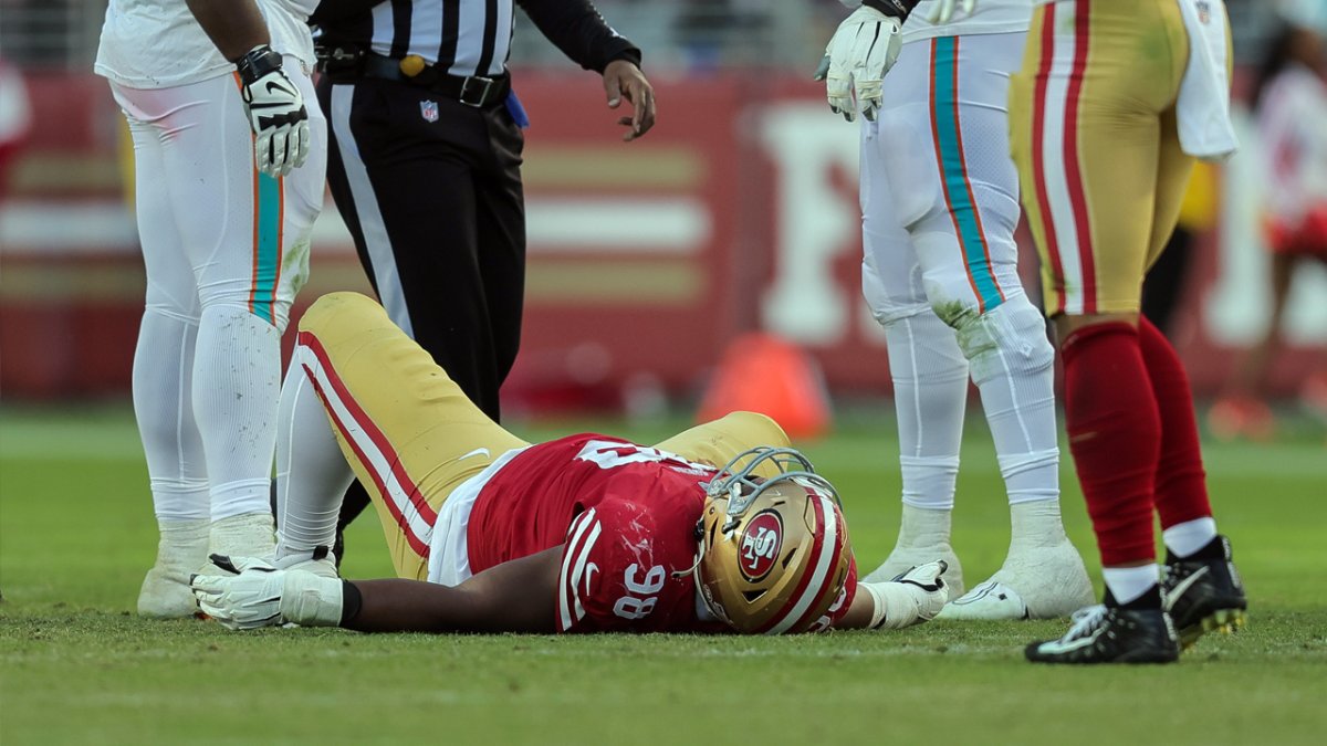 49ers' Hassan Ridgeway expected to miss rest of regular season with pec  strain – NBC Sports Bay Area & California