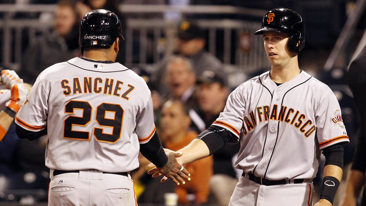 Buster Posey, Brandon Crawford, and Mike Yastrzemski All-Star