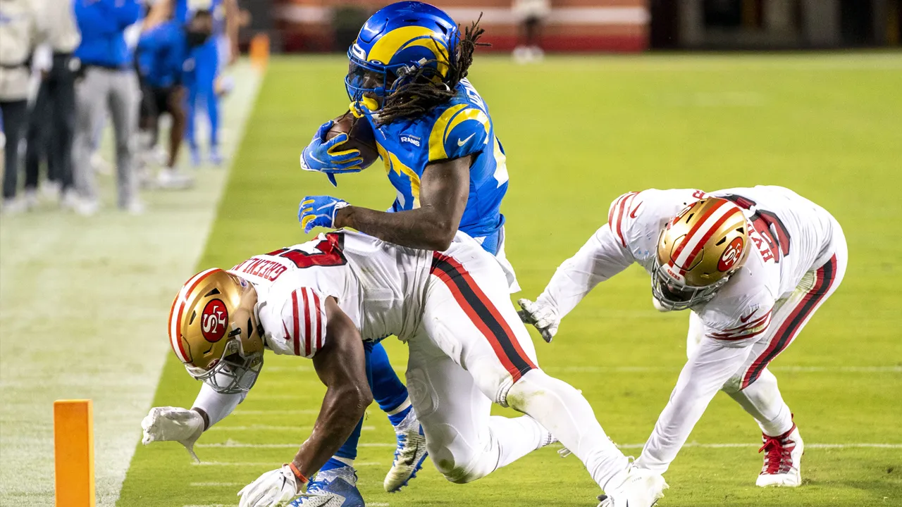 <p>The 49ers’ run defense gave up some yards, as Rams running back Darrell Henderson gained 88 yards on 14 carries. Los Angeles averaged 5.9 yards per rushing attempt. But there was never a sense that the Rams were controlling the game on the ground.</p>
<p>The 49ers kept the Rams in enough second- and third-and-long situations to prevent them from being able to play their passing game off their success on the ground to make the 49ers pay the price defensively.</p>
<p><strong>Grade: B-minus</strong></p>