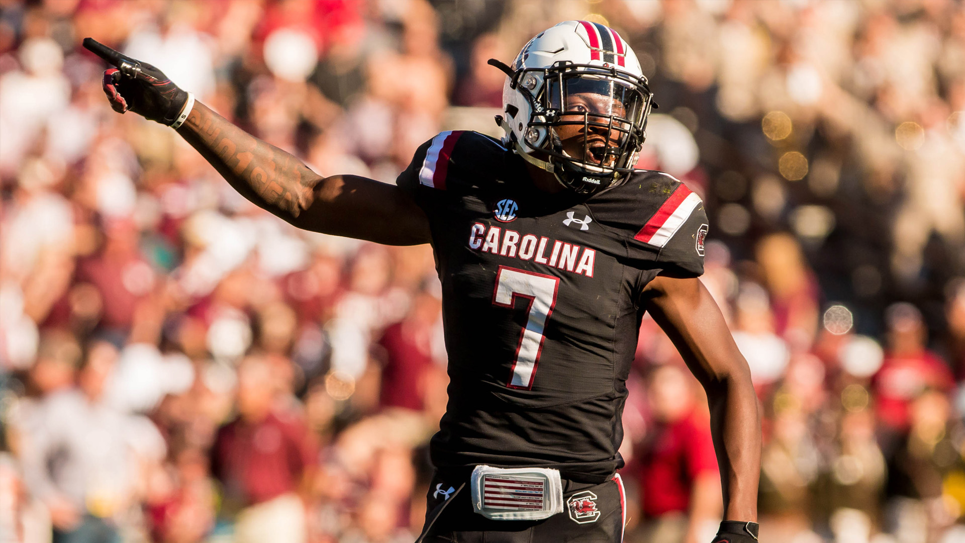 <p><strong>School: </strong>South Carolina</p>

<p>At 6-foot-1, 205 pounds, Horn is the prototypical NFL corner built for battling X receivers.</p>

<p>He's long, physical in coverage and aggressive. He's great in press coverage and uses his hands well to re-route receivers. Horn, the son of former NFL wide receiver Joe Horn, also is great at using his body to pin receivers along the sideline.</p>

<p>If Surtain and Farley are off the board, Horn would be a home-run pick for the 49ers.</p>
