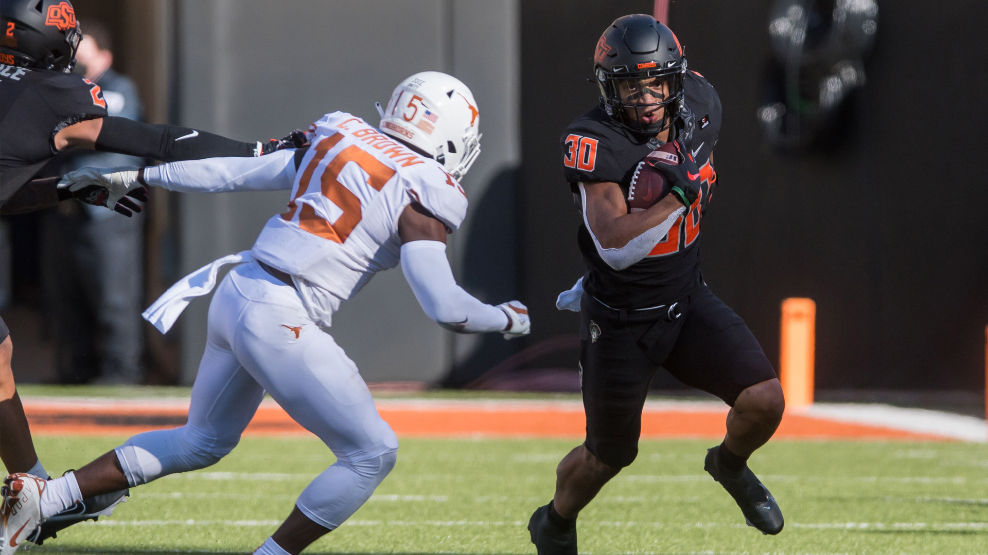 <p>Once again, this one, like Shakur Brown, makes too much sense.</p>
<p>With Tevin Coleman and Jerrick McKinnon gone, the 49ers could use another backfield option behind Raheem Mostert and Jeff Wilson Jr.</p>
<p>Hubbard has 4.5 speed with good vision and home-run threat potential out of the backfield. He had seven runs of 50 or more yards in 2019. While he isn't super elusive at the second level, the 49ers' running game would give him a lot of opportunities to show off his breakaway speed and give Shanahan another weapon to utilize in the backfield.</p>
<p>Plus, he has the ability to be a workhorse back in the future should Mostert leave after next season.</p>
<p>Value.</p>
