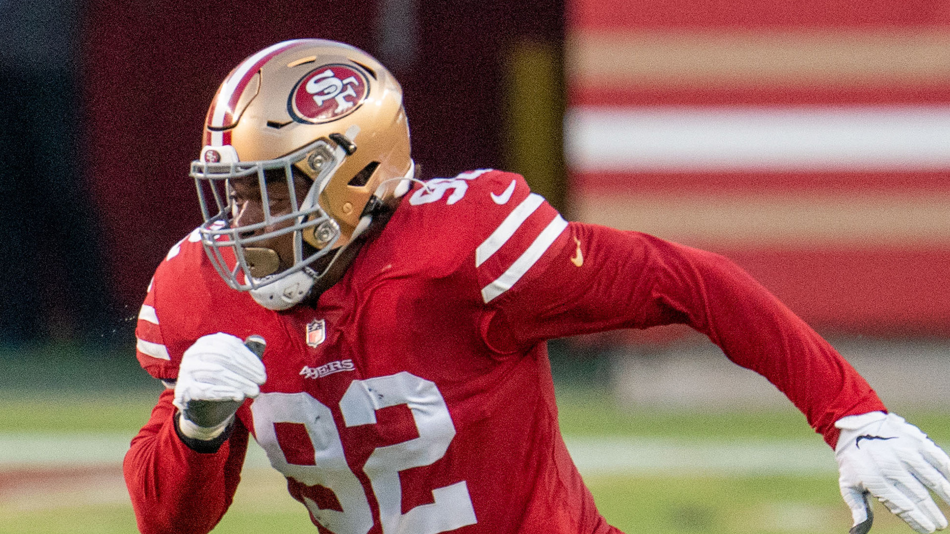 <p><strong>Position: Defensive lineman<br />
Age: 29<br />
Accrued seasons: 6<br />
Previous teams: New York Jets, Detroit Lions, Dallas Cowboys, 49ers</strong></p>
<p>Kerry Hyder was one of the best values on the field for the 49ers in 2020. The defensive lineman led the team with 8.5 sacks after signing a one-year, $1.5 million deal. The original plan was simply for him to provide depth as a rotational player. </p>
<p>In his sixth season in the league, the former Texas Tech Red Raider posted a career-best Pro Football Focus grade of 68.6 as a result of his 55 total quarterback pressures. He appeared in all 16 games registering 10 tackles for a loss and 18 quarterback hits. </p>
<p>Hyder is projected to make much more than his 2020 salary after his standout season with a cap number of $4.5 million. The New York Jets might have more cap space to play with, but if Robert Saleh can’t lure Hyder to the East Coast, the 49ers should make a move to re-sign the lineman.<strong> </strong></p>