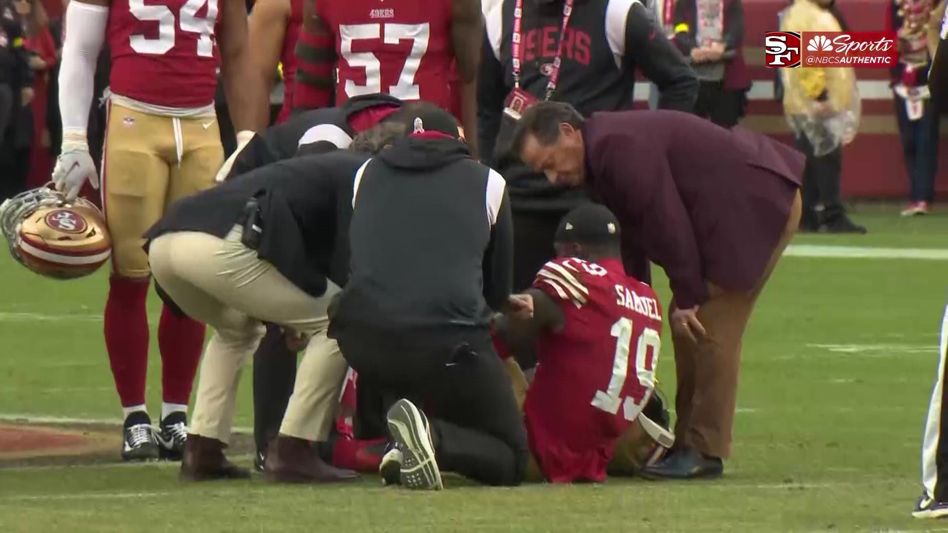 Deebo Samuel Exits #TBvsSF with an Ankle Injury