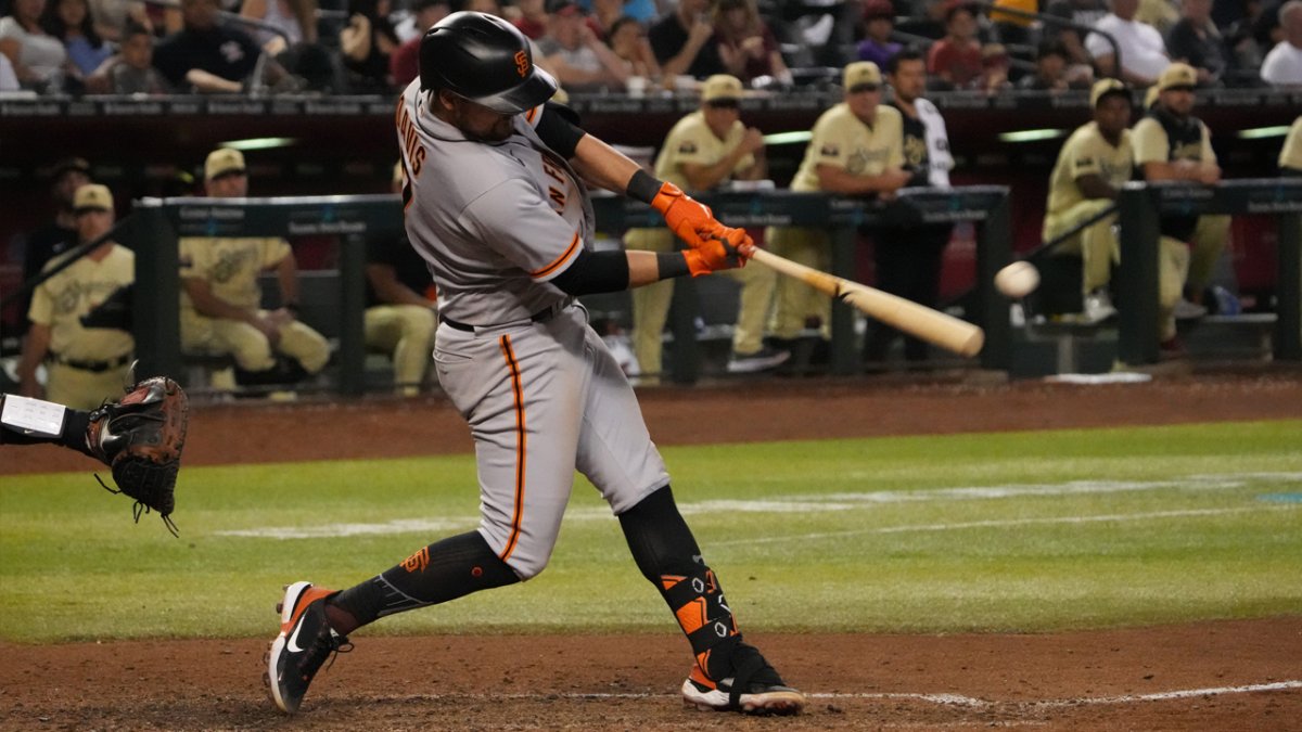 Giants' J.D. Davis goes oppo taco for first homer of 2023 MLB season – NBC  Sports Bay Area & California