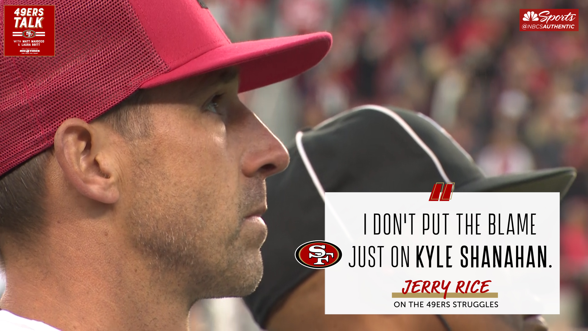 Jerry Rice sparks debate about whether Kyle Shanahan's play