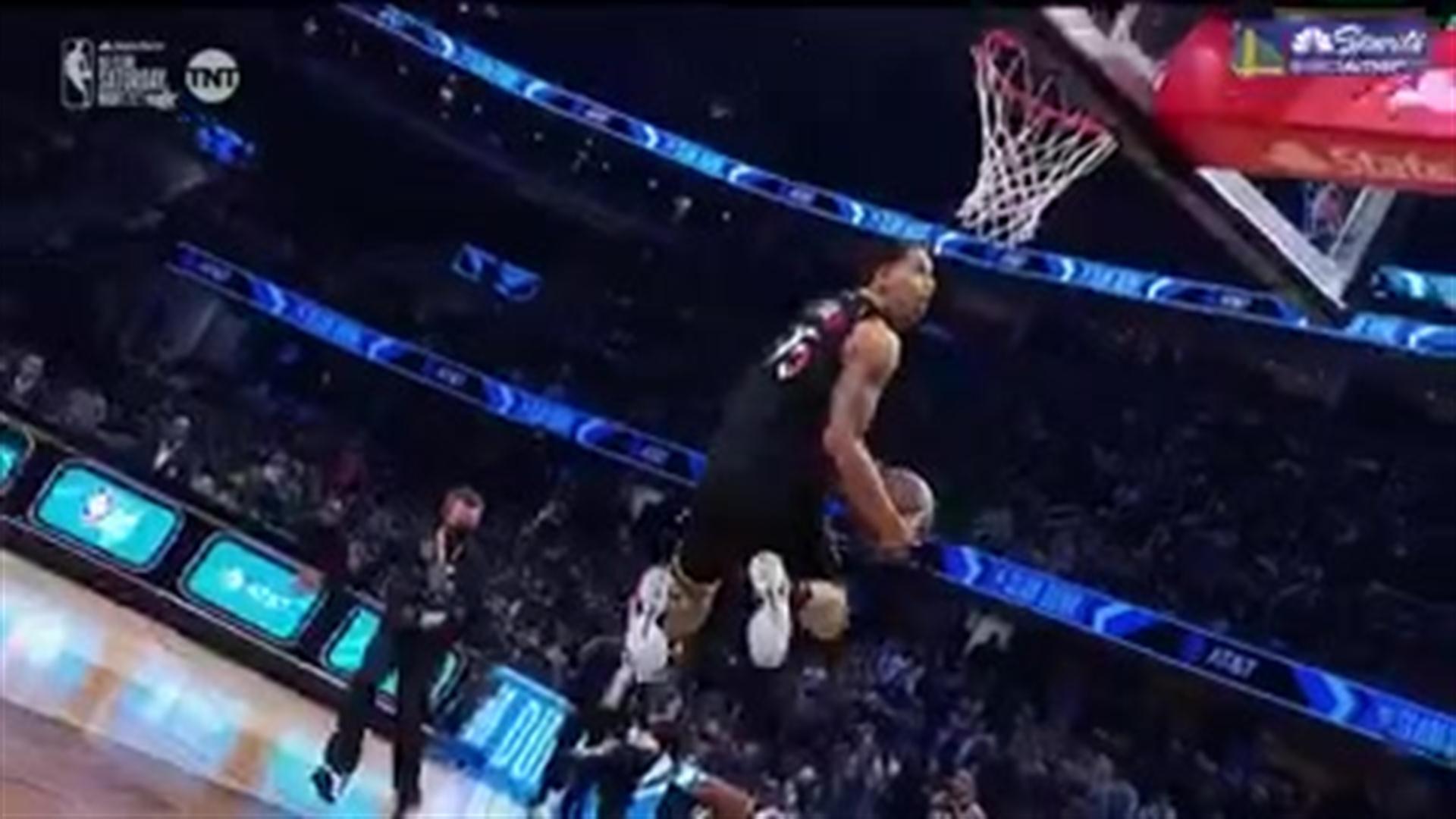 curry dunk all star game
