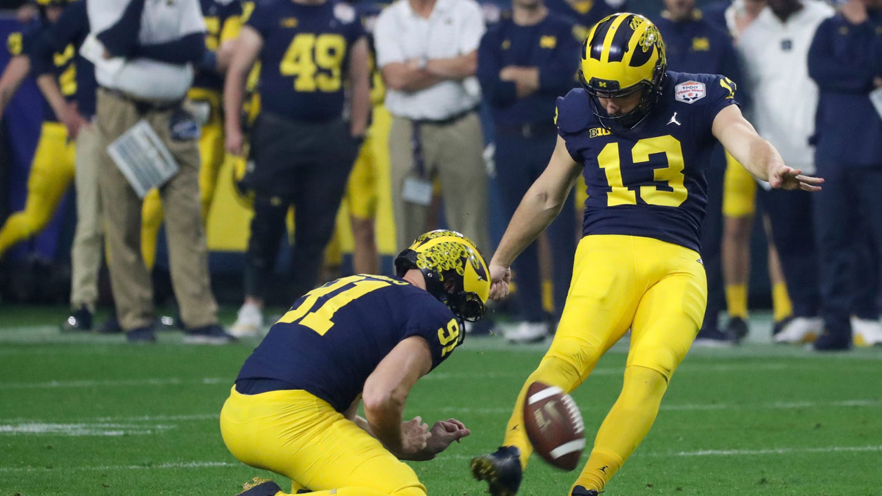 NFL Draft 2023: 49ers Pick Michigan Kicker Jake Moody No. 99 Overall ...