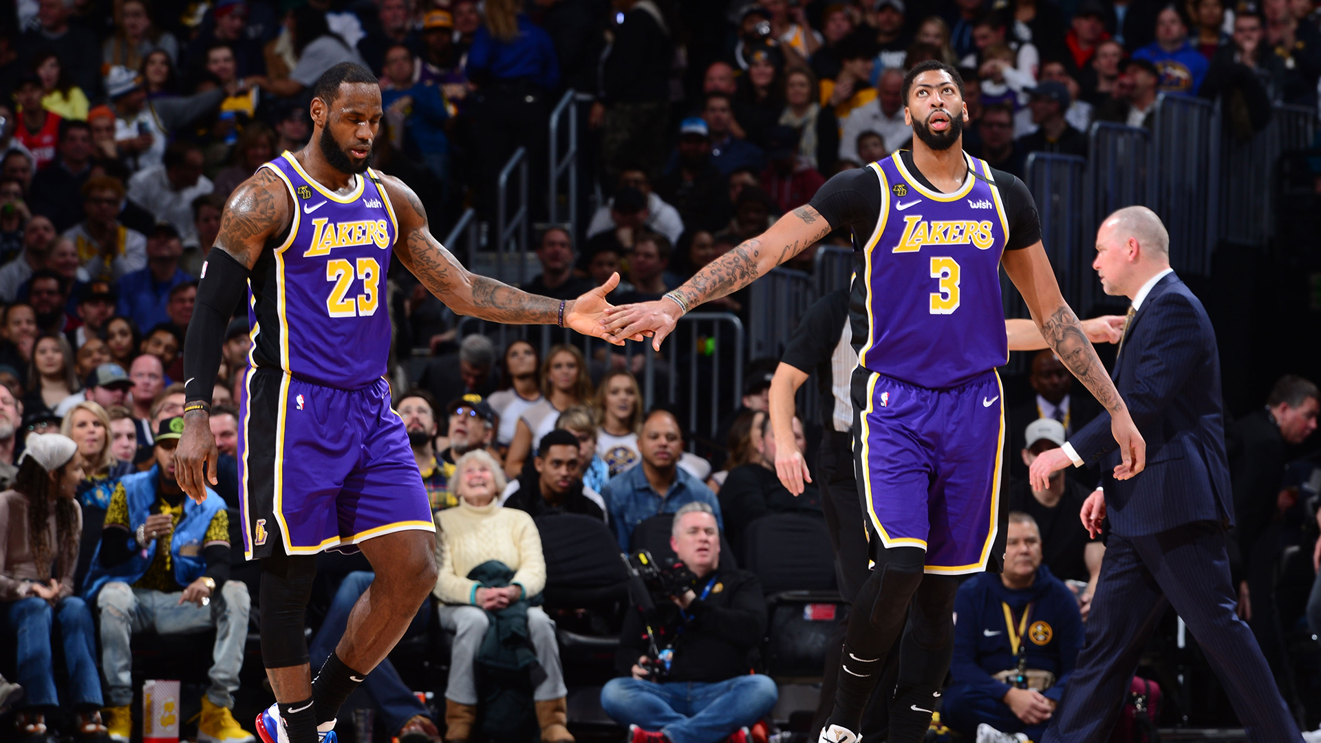 <p>The Lakers won the NBA championship, and then went ahead and improved their roster. They basically replaced Rajon Rondo, Danny Green and Dwight Howard with Dennis Schroder, Wesley Matthews and Marc Gasol. Kentavious Caldwell-Pope was re-signed, and Harrell gives them another useful option in the frontcourt. Oh, and they still have LeBron James and Anthony Davis. The Lakers are the clear-cut championship favorites.</p>