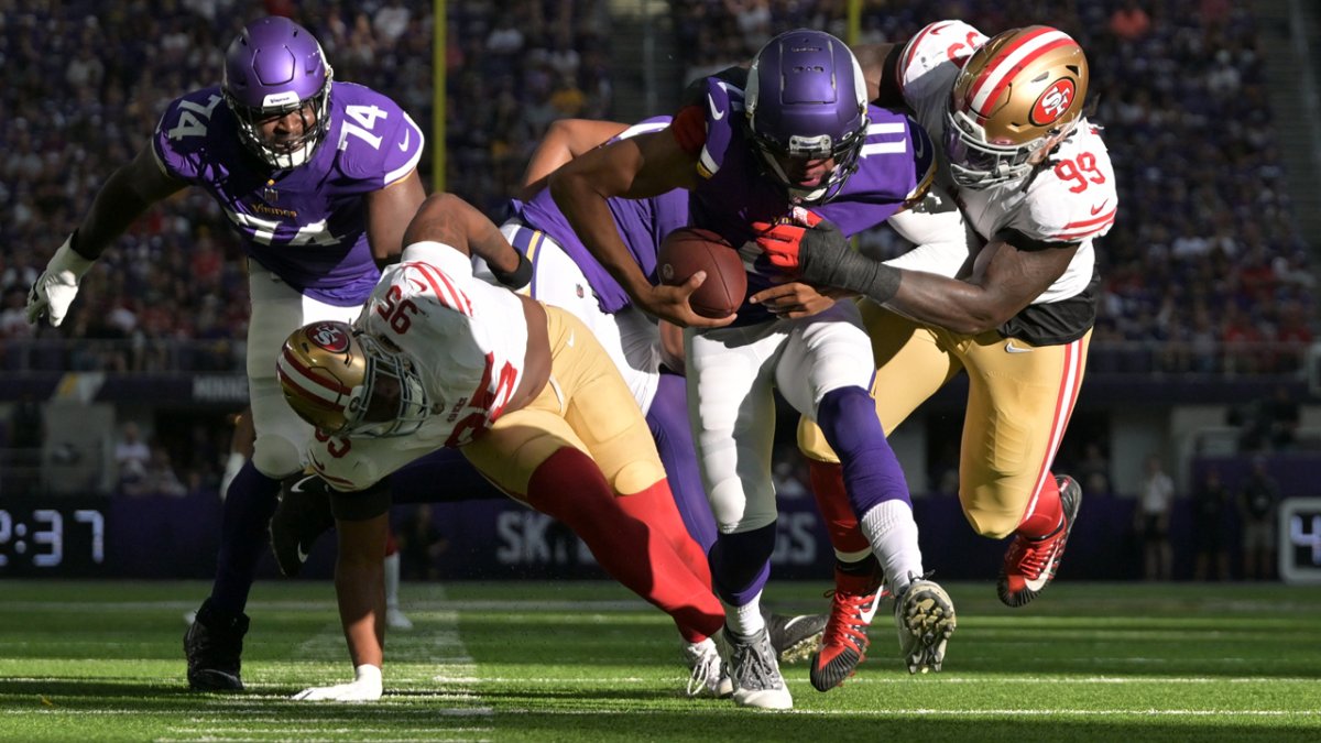 Vikings fall to 49ers 17-7 in preseason game at U.S. Bank Stadium