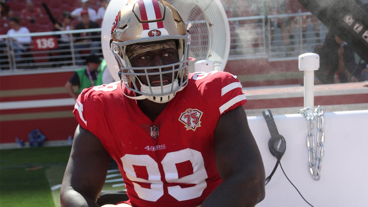 49ers defensive tackle Javon Kinlaw could be a handful, if healthy