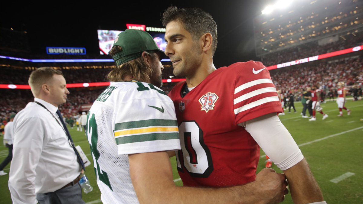 More than anything else, Aaron Rodgers looks skinny in his new uniform -  NBC Sports