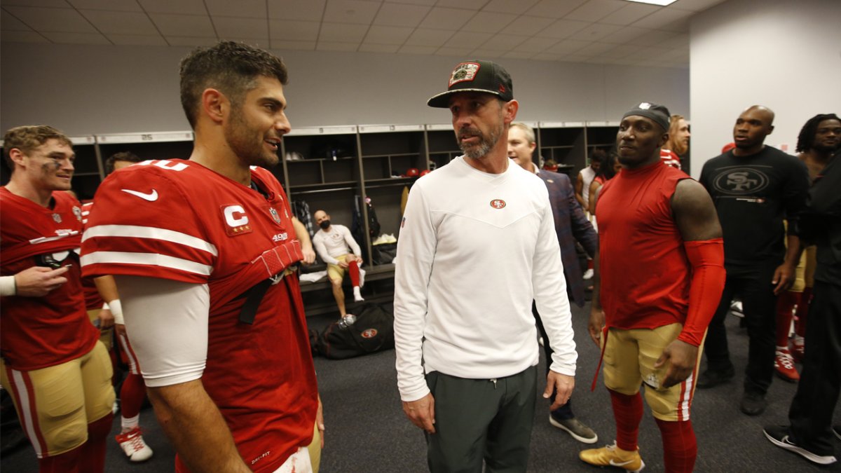 What Tom Pelissero and Mike Garafolo said about 49ers' trade options for  Jimmy Garoppolo