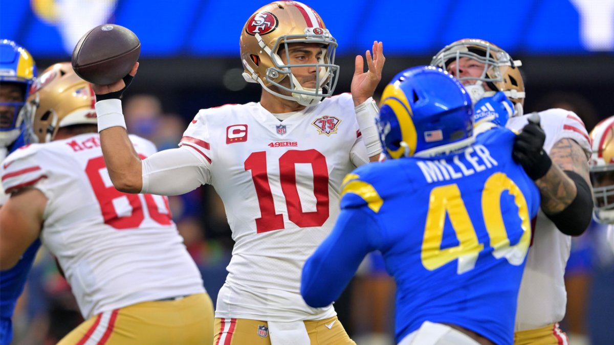 49ers inactives: Jimmy Garoppolo in vs. Rams