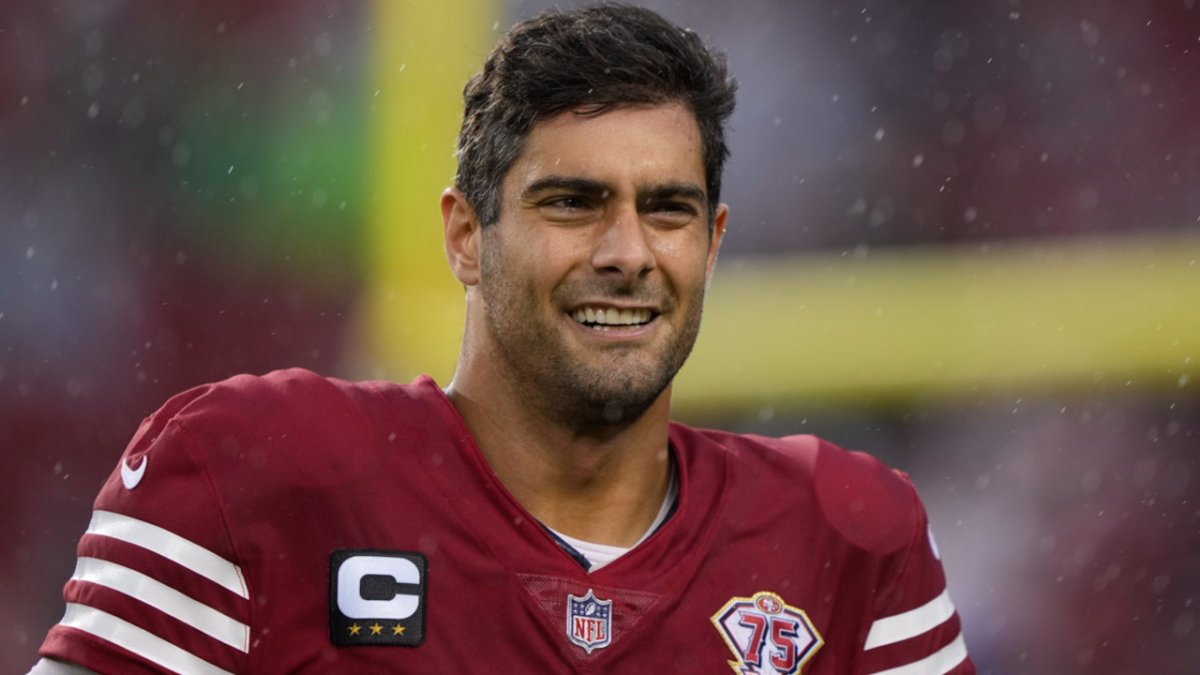 Jimmy Garoppolo, so good in good times, struggles in a bad one