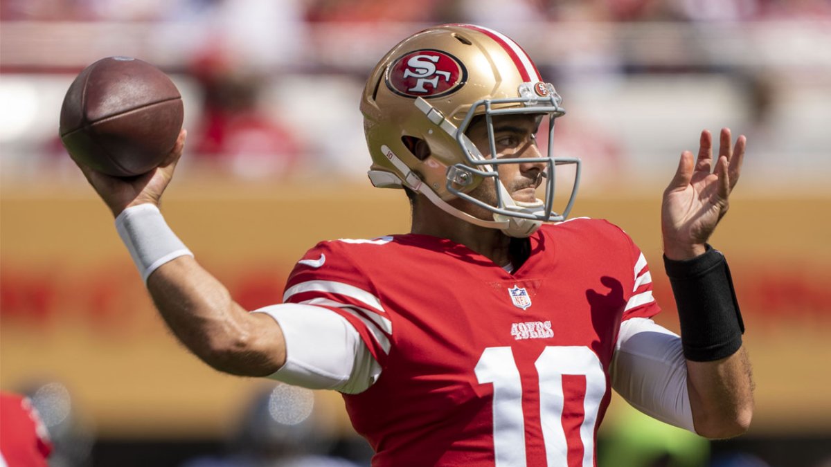 Jimmy Garoppolo injury update: Trey Lance takes over after 49ers' starter  exits vs. Seahawks