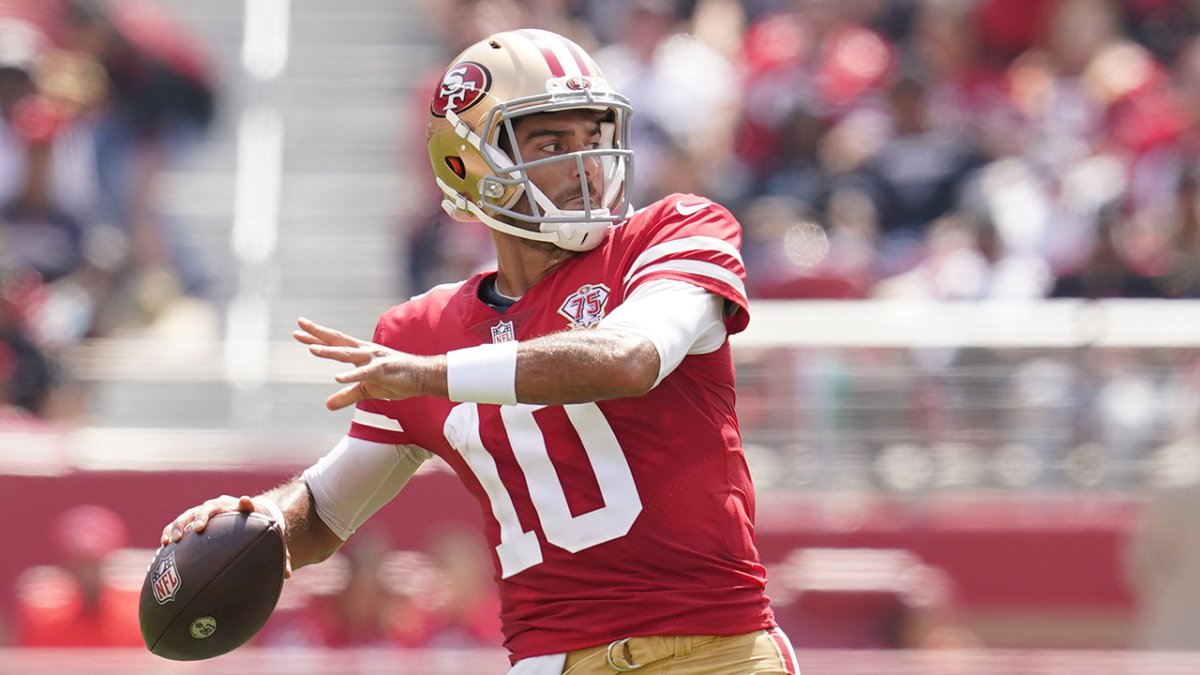 49ers depth chart: Jimmy Garoppolo listed behind 3 QBs