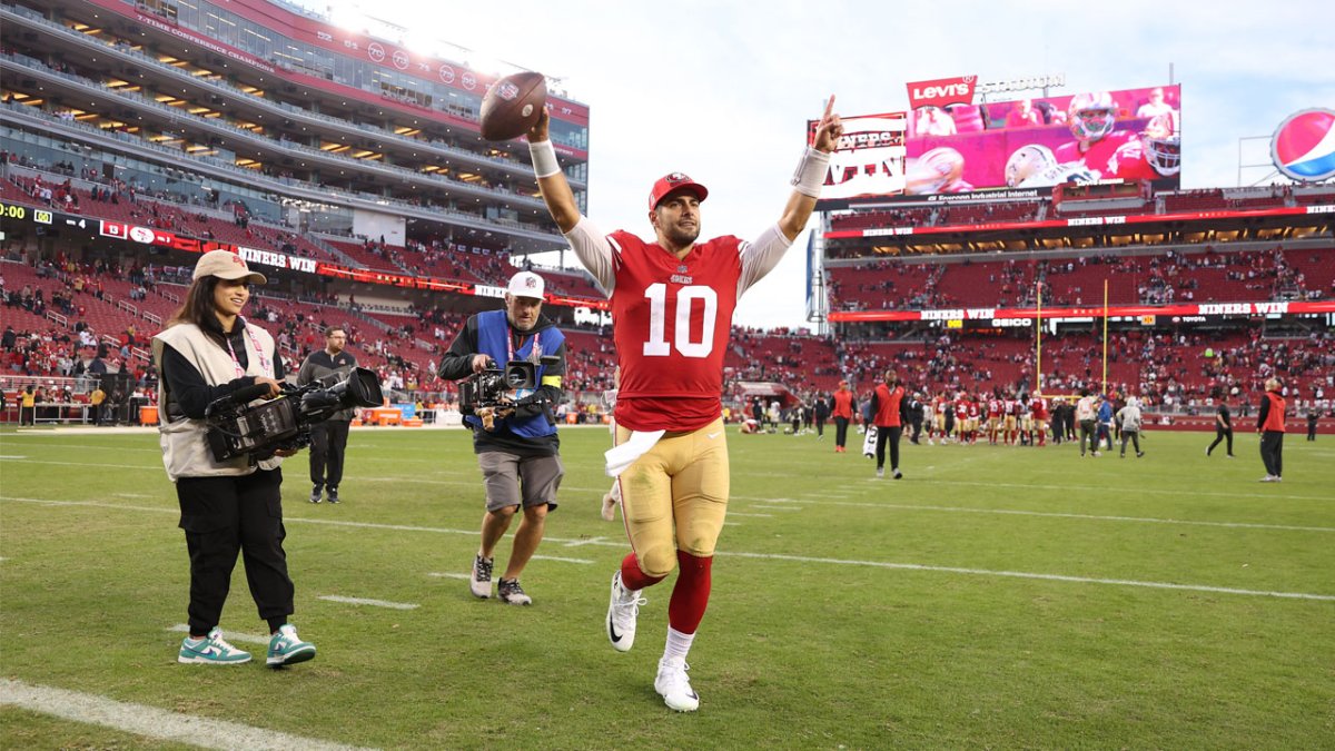 San Francisco 49ers Home Game Jersey Jimmy Garoppolo – Victory