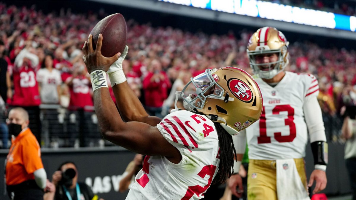 Watch Jordan Mason's great reaction to first career NFL TD in