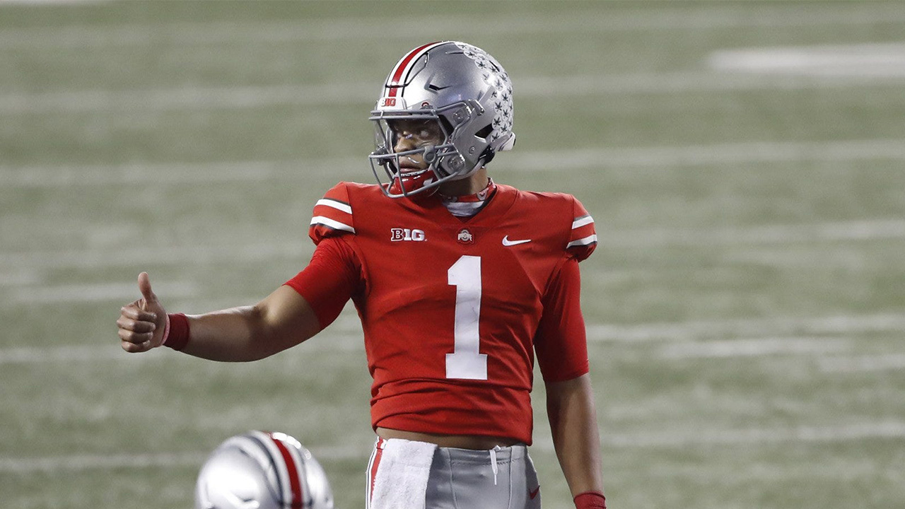 <p>The second Fields gets past the 49ers, Bill Belichick will be burning up Detroit's phone lines to go up and get a quarterback with superstar potential. </p>
<p>Fields has elite arm talent and top-level athleticism that should make him one of the top quarterbacks in the NFL. From Tom Brady to Fields with just a blip in between. -- <em>JS</em></p>