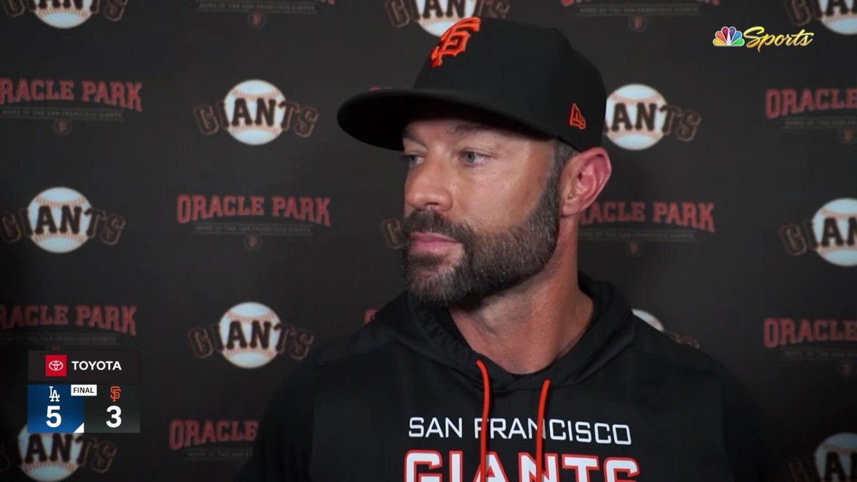 Gabe kapler wasn t happy with first ejection as giants manager nbc