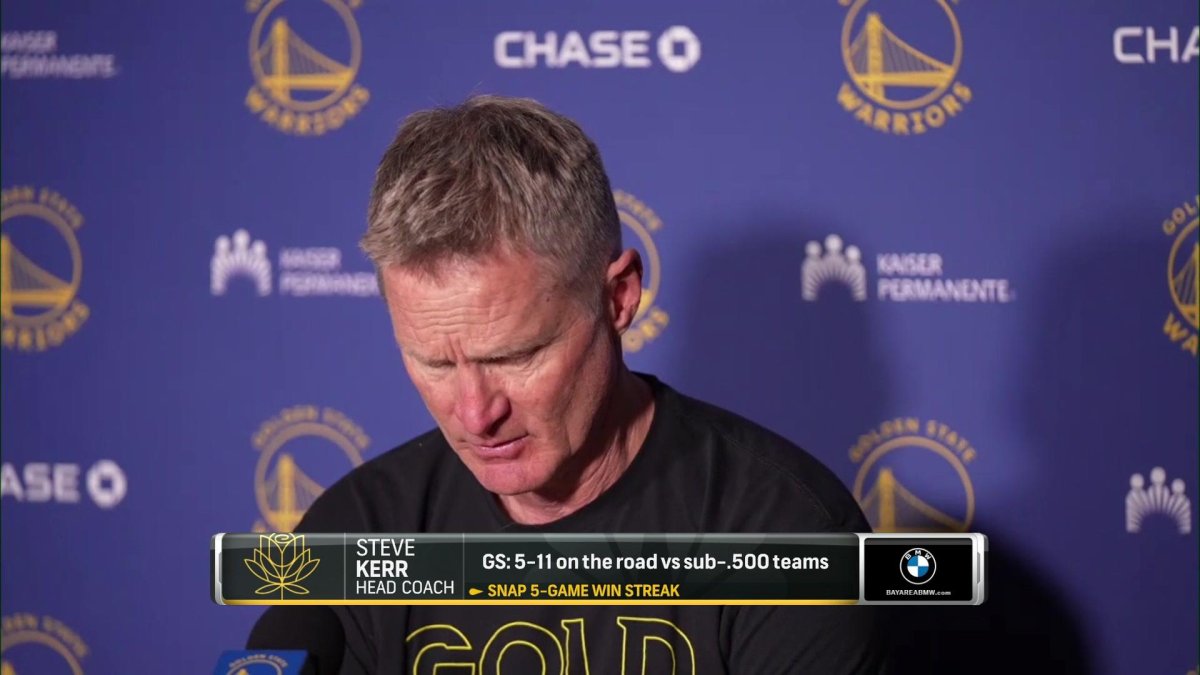 Steve Kerr felt early fouls vs. Lakers set a ‘bad tone’ in Warriors
