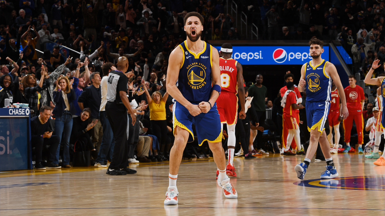 Klay Thompson tweets joke after Trayce's triple vs. Giants