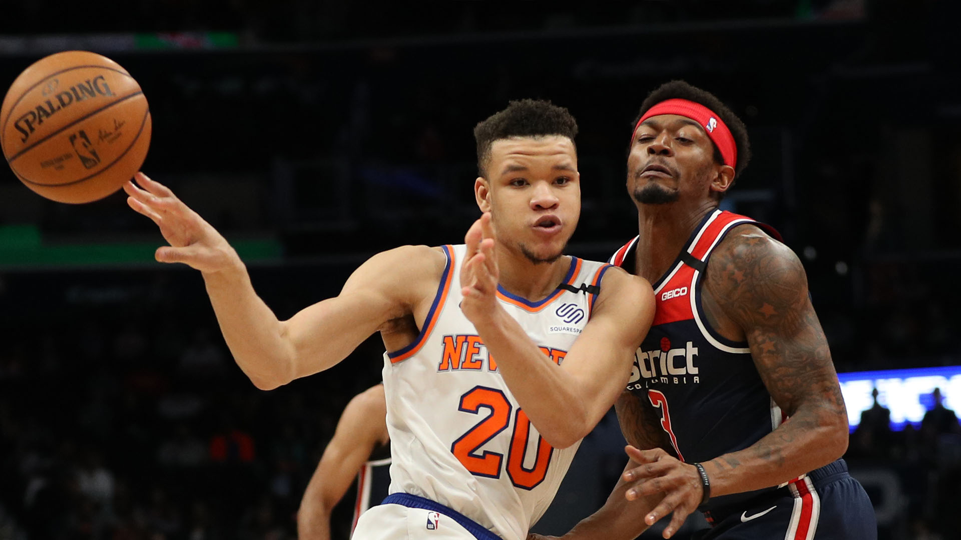 <p><strong>Warriors get: </strong>Kevin Knox, No. 8 pick, Dallas' two first-round picks<br />
<strong>Knicks get: </strong>No. 2 pick</p>

<p>According to Lowe, the Knicks have been unwilling to include R.J. Barrett or Mitchell Robinson in trade talks. This deal doesn't do much for the Warriors, in my opinion.</p>

<p>Knox has struggled since coming to the NBA, and while some of that can be blamed on the Knicks, the Warriors aren't in the place to work on developing him and breaking him of any bad habits he developed in New York.</p>

<p>If the Knicks aren't willing to talk about Robinson -- the Warriors could use an athletic center -- then the Warriors have nothing to talk about.</p>

<p><strong>Grade: </strong>F</p>
