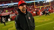 Kyle Shanahan has serious 'beef' with NFL hat rules