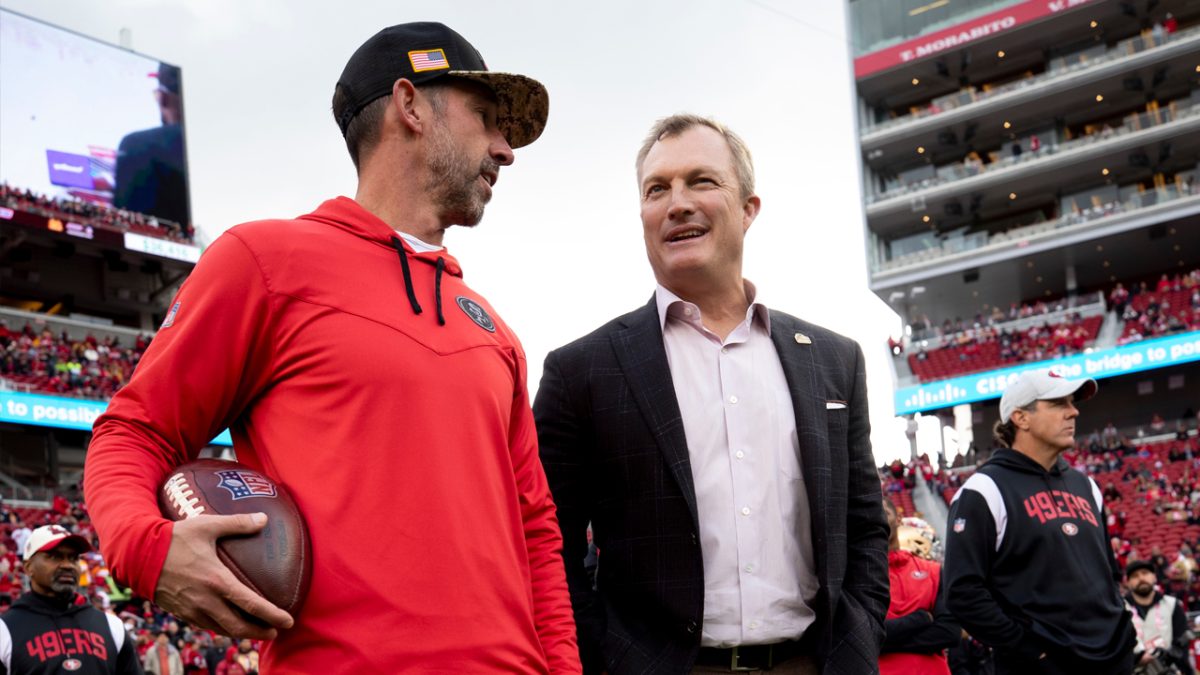 49ers extend coach Kyle Shanahan, general manager John Lynch - The Boston  Globe