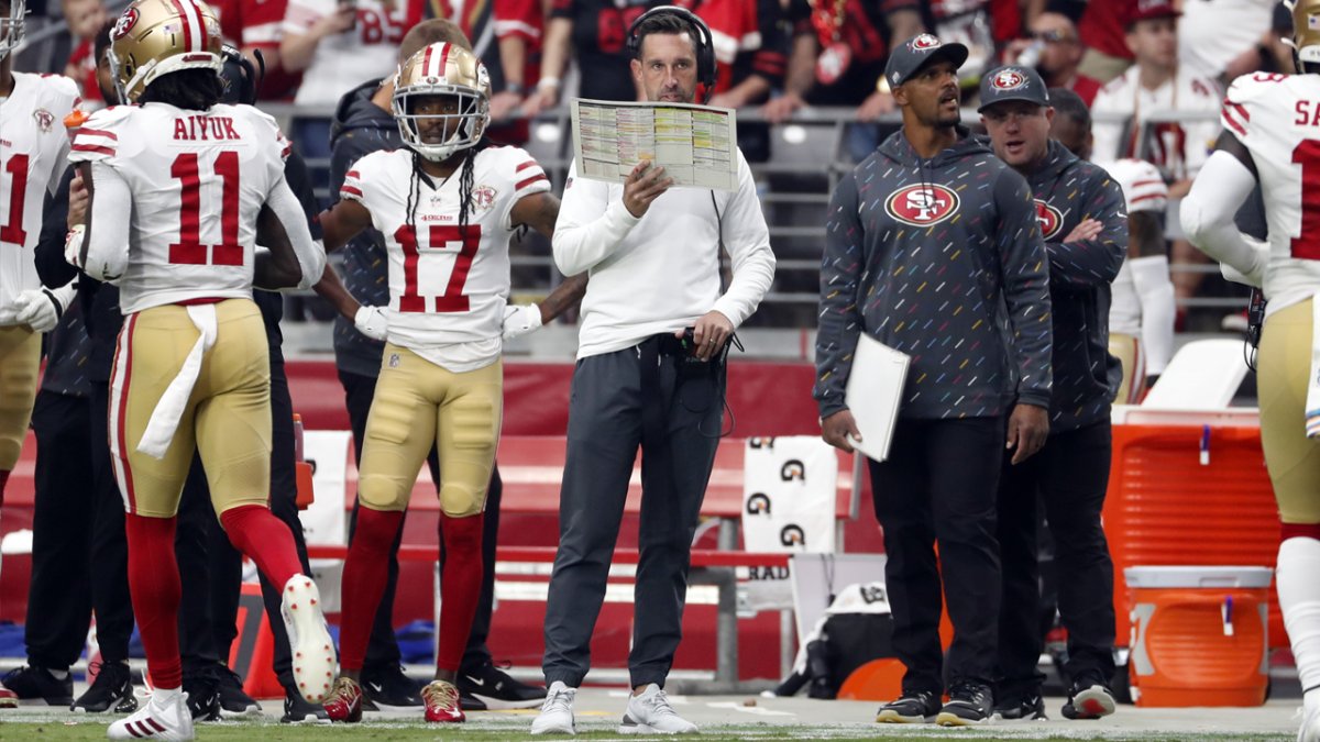 49ers report card: Shanahan, offense roll in win over Cardinals