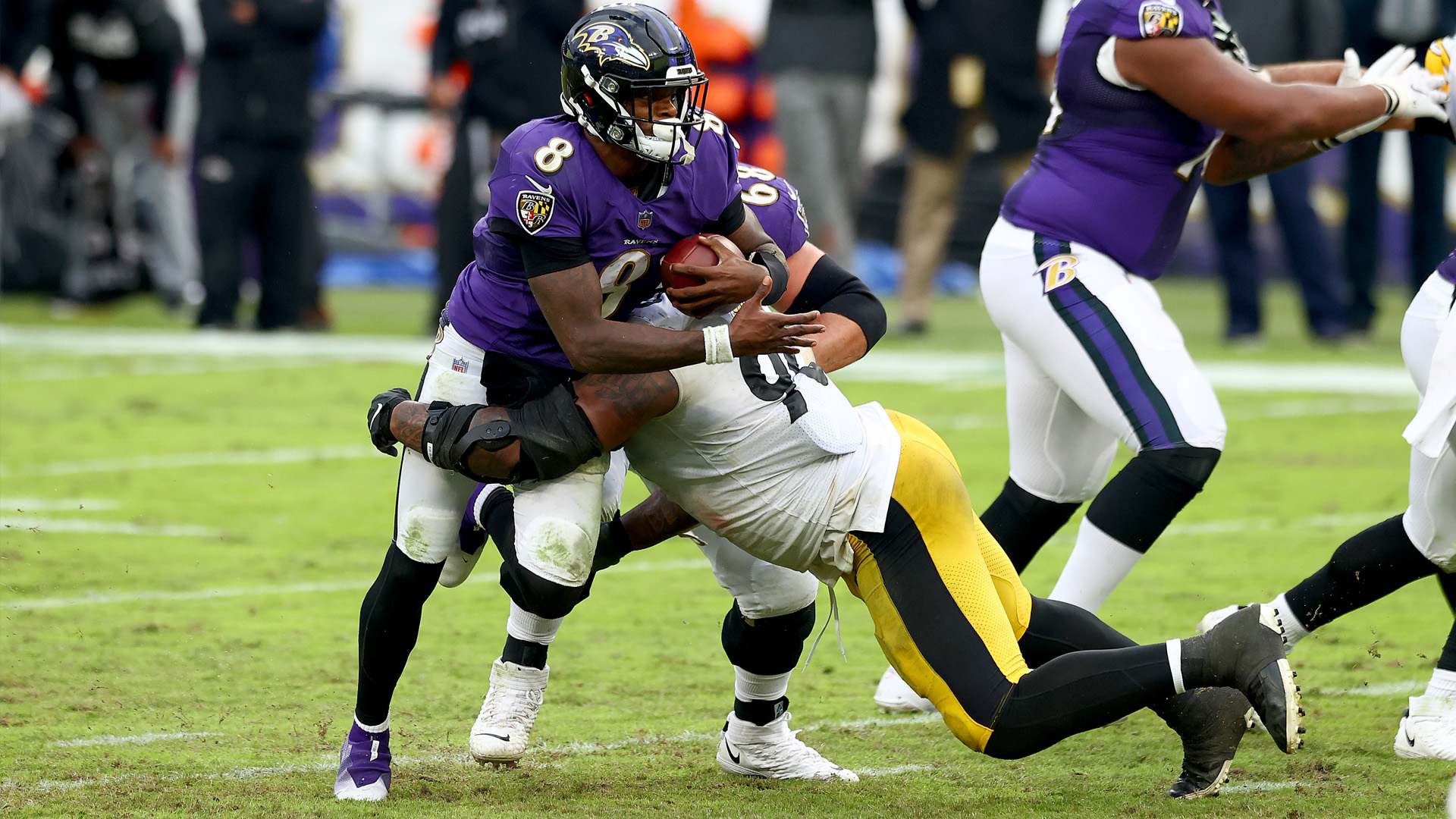 <p>Lamar Jackson and the Ravens are a lot of fun to watch. When they are right, they are a freight train that is almost impossible to stop. </p>
<p>The problem is that freight train only seems to build up steam against opponents that are incapable of providing true resistance. </p>
<p>The Raves are 5-2 after Sunday's loss to the Steelers. Those five wins came against the Browns, Bengals, Eagles, Washington and Houston. Their other loss came when the Chiefs handled them in Week 3. </p>
<p>Baltimore's offense hasn't been as efficient or deadly as it was a year ago. Perhaps the Ravens found the antidote Sunday when they rushed for 265 yards behind rookie JK Dobbins and Gus Edwards with Mark Ingram inactive. </p>
<p>Still, Jackson's accuracy has been an issue this season. After opening the season with stellar performances against the Browns and Texans, Jackson has complete over 60 percent of his passes just once in the past five games. On Sunday, he was 13-for-28 for 208 yards with two touchdowns and two interceptions. </p>
<p>After another loss to a Super Bowl contender, the Ravens have the look of the NFL's version of the Rockets. They are fun to watch and take joy in punking bad teams. But the results don't come when they matter most.</p>