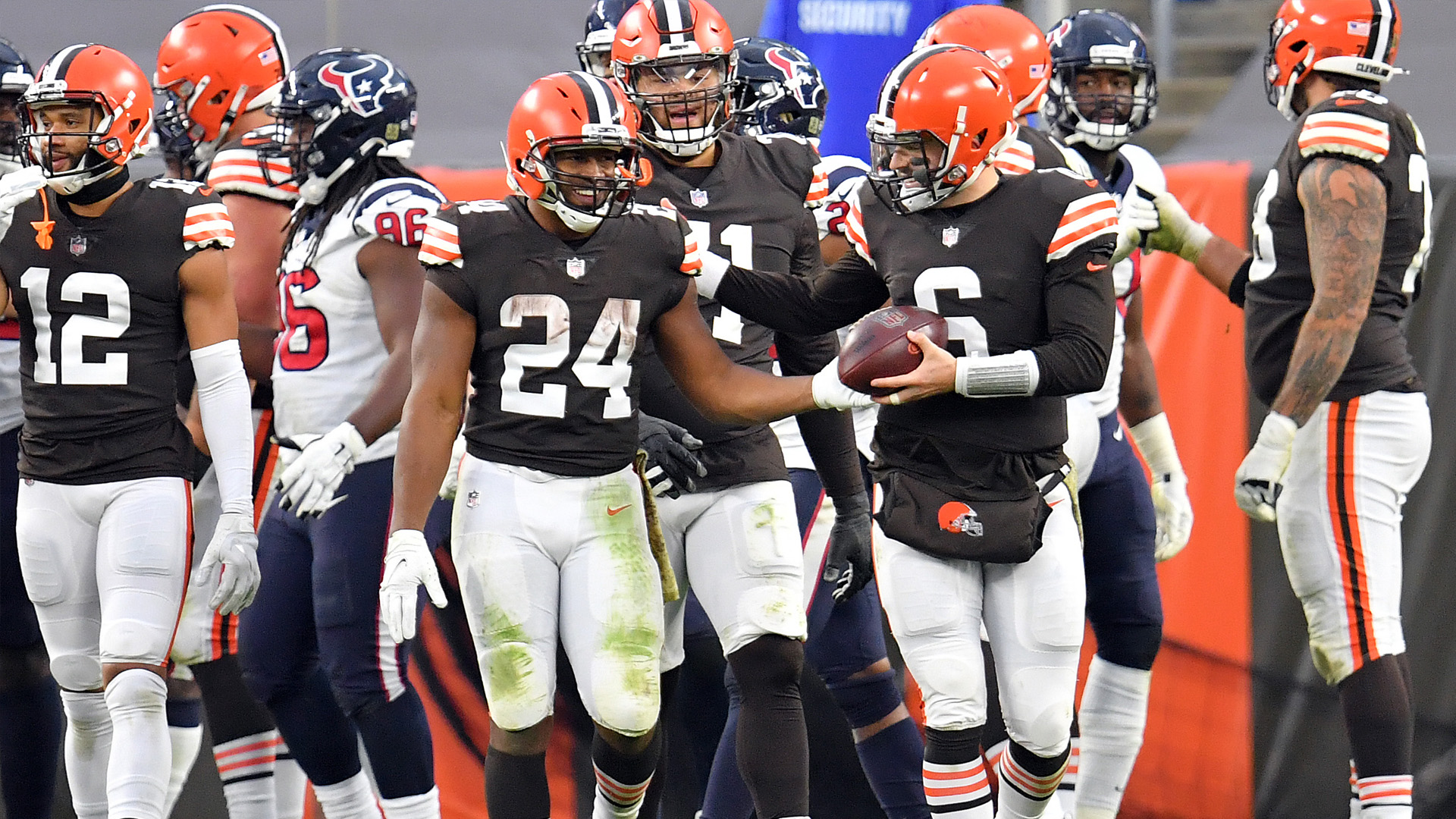 <p><strong>Line: </strong>Browns -3</p>

<p>The Browns got back to their running ways in Week 10 as Nick Chubb and Kareem Hunt ran all over the Texans. Baker Mayfield's lackluster play has been concerning, but it shouldn't be an issue in this game.</p>

<p>Carson Wentz turned in another dud in a loss to the Giants. While they still lead the division, the Eagles look like a dead team walking.</p>

<p>Lay the points.</p>

<p><strong>Pick: </strong>Browns 27, Eagles 20</p>
