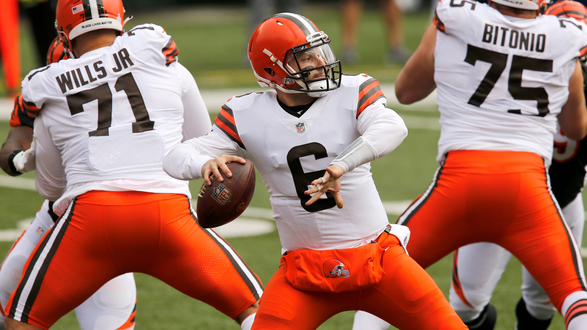 <p><strong>Line: </strong>Browns -2.5</p>
<p>Look, the Raiders' defense flat out stinks. They can't pressure the quarterback, they can't tackle, they can't stop the run. It's all very bad.</p>
<p>Yeah, Odell Beckham Jr is out, but Baker Mayfield seems to play better without his best wideout looming over him.</p>
<p>This has track meet written all over it, but I'll take the Browns' defense to make one stop.</p>
<p><strong>Pick: </strong>Browns 31, Raiders 28</p>