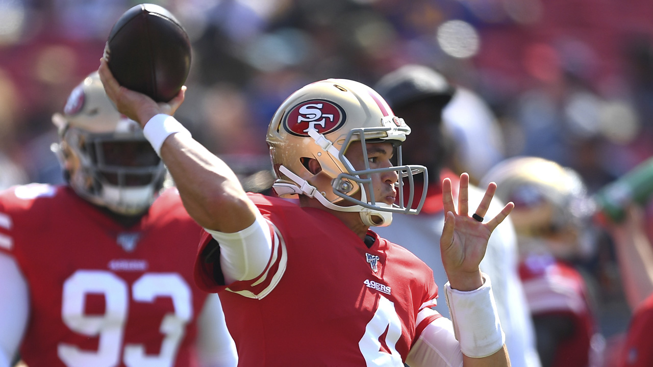 <p>Until Garoppolo comes back, this is Mullens' show to run.</p>
<p>He played admirably in 2018 after he was given the starting reins. He has experience in the offense and should be able to keep the chains moving and score against the Giants, Eagles and Dolphins, although Philadelphia could prove to be a tricky matchup.</p>
<p>Mullens will be the guy until Garoppolo is ready to lead the 49ers again. No need to dig any deeper here.</p>