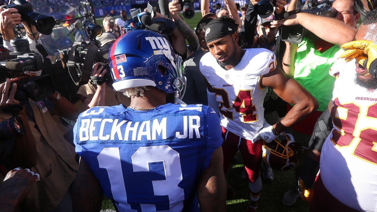 Odell Beckham Jr v Josh Norman battle renewed as Redskins beat Giants, NFL  News