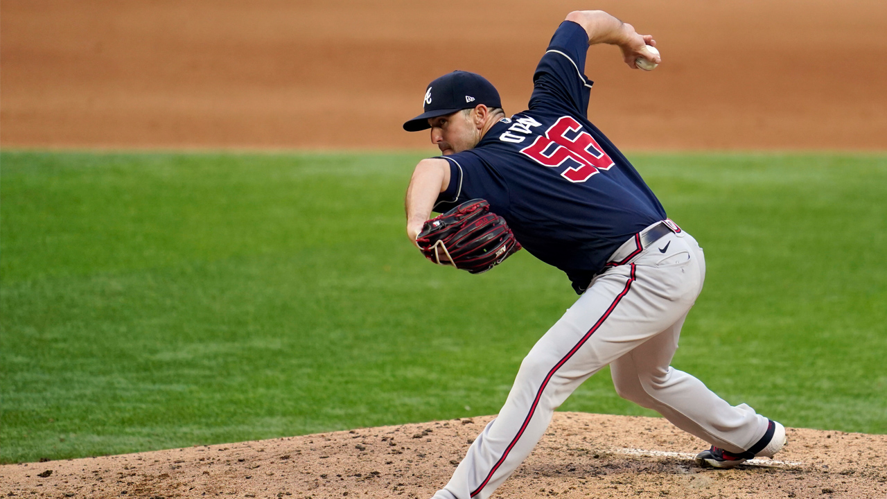 <p>The 38-year-old has played for seven different organizations over 13 years, and all he has done over that time is record outs. O'Day has a 2.51 ERA in his career and allowed just two earned in 19 appearances for the Braves this year. His fastball averaged just 86 mph this year, but opponents hit .087 off it, and his slider, which he used 42 percent of the time, was also hard to hit.</p>
<p>It's not a repertoire that stands out, but O'Day has averaged double-digit K/9 in each of the last six seasons and struck out 22 of the 67 batters he faced in 2020, walking just five and allowing one homer. He would be a stabilizer among hard-throwing youngsters, and along with Rogers, he would give the Giants two of the NL's funkier looks.</p>