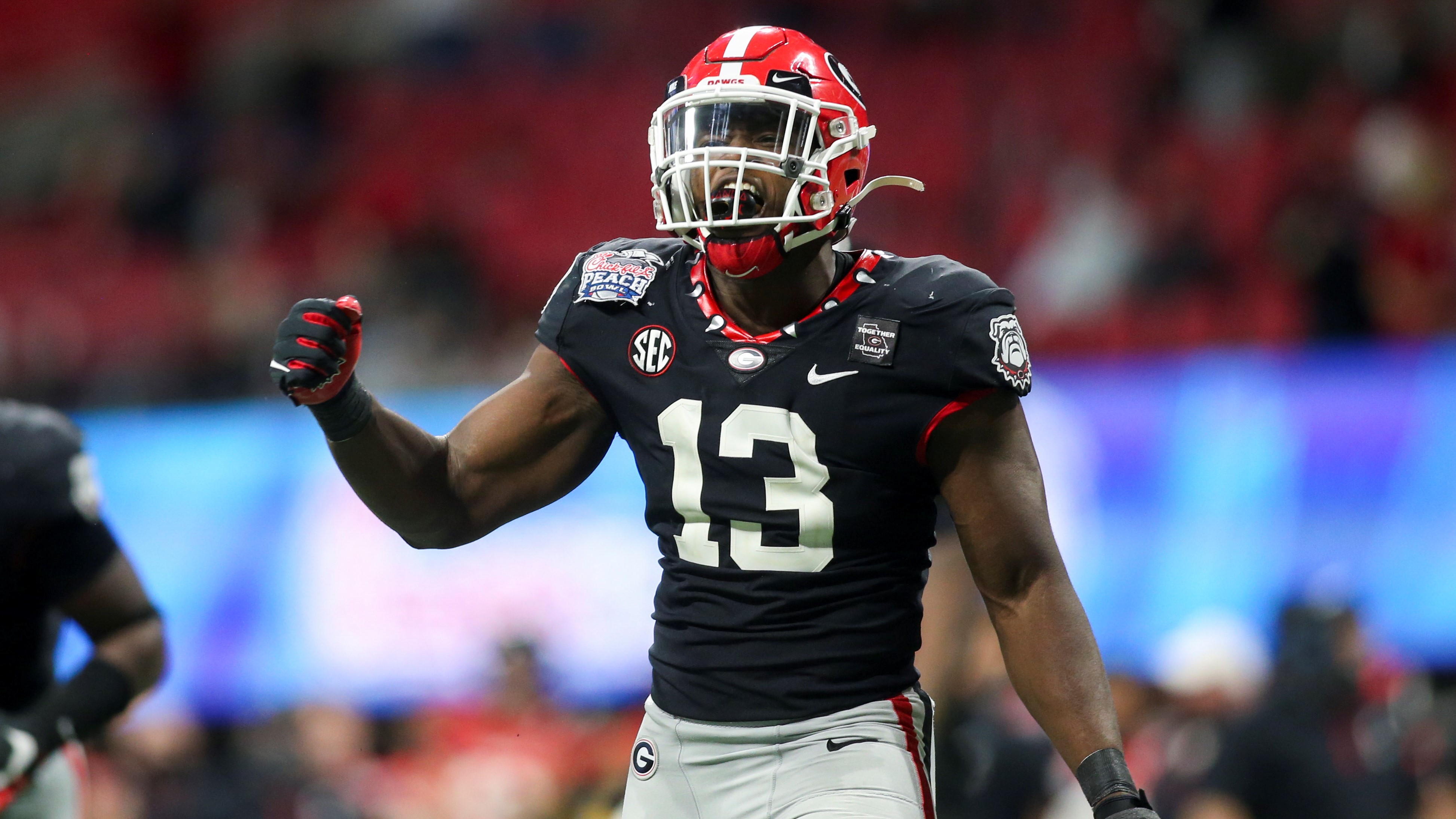<p>Offensive line? Running back? No. </p>

<p>Ojulari is only 20 years old and could have star potential. As a redshirt sophomore, Ojulari had 9.5 sacks, 12.5 tackles for loss and forced four fumbles. Buy some stock in him right now before it's too late. <em>--DJ</em></p>

<p> </p>

<p> </p>

<p> </p>

