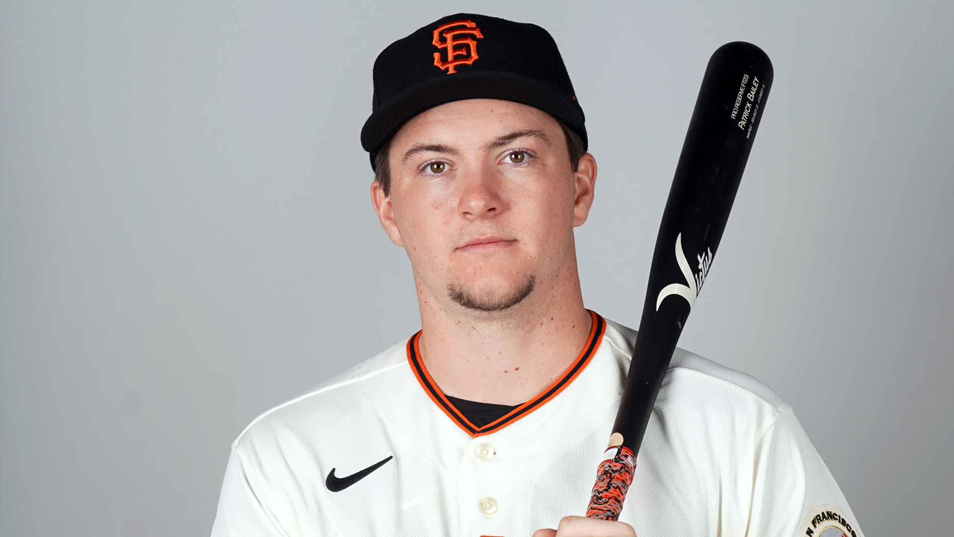 Patrick Bailey of the San Francisco Giants at bat against the Atlanta  News Photo - Getty Images