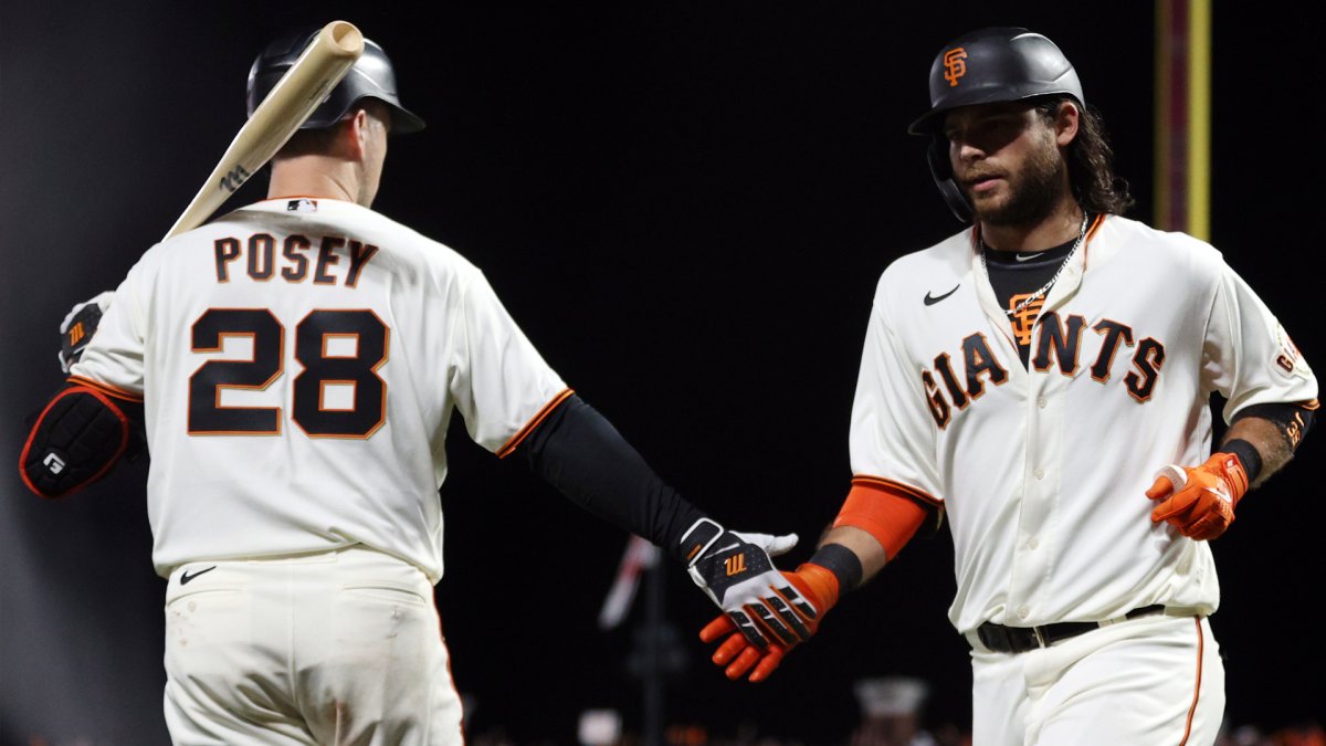 A detail shot of the bat used by Brandon Crawford of the San News Photo  - Getty Images