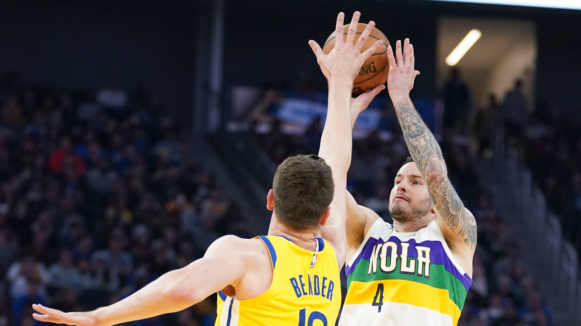 <p>Redick is an outstanding perimeter shooter and veteran who had a 13-year playoff streak snapped this past season.</p>

<p>The 36-year-old likely wouldn't have much of an issue meshing with the Warriors' roster, and at least could help replace some of Thompson's ability on the offensive end.</p>

<p>Redick is set to make $13 million, but the Warriors could try to make some kind of trade work with the Pelicans and utilize most of the TPE.</p>

<p>They'd have some money left over to try and bring in another player as well if Redick were brought in.</p>
