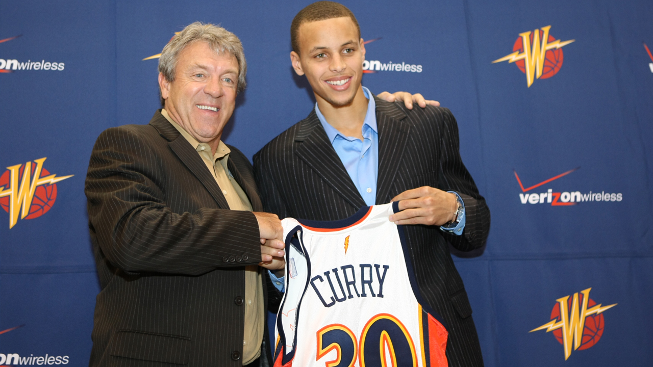 <p>There was some debate within the front office over whom to select. Some wanted to go big, maybe go with Jordan Hill. Nelson saw Curry as a 2.0 version of two-time NBA MVP Steve Nash. Larry Riley, officially the GM but clearly deferential to Nelson, eventually agreed.</p>

<p>Four guards, all capable of running the point, were selected before Curry. None has matched his impact on his team or the game of basketball. Curry altered the course of a foundering franchise, won an NBA scoring title, two NBA MVP awards and was the centerpiece of three NBA championship teams. Nelson’s gift to the franchise with which he had a love-hate relationship was seismic.</p>

<p><strong>Best player taken later:</strong> DeMar DeRozan (No. 9), four-time NBA All-Star.</p>
