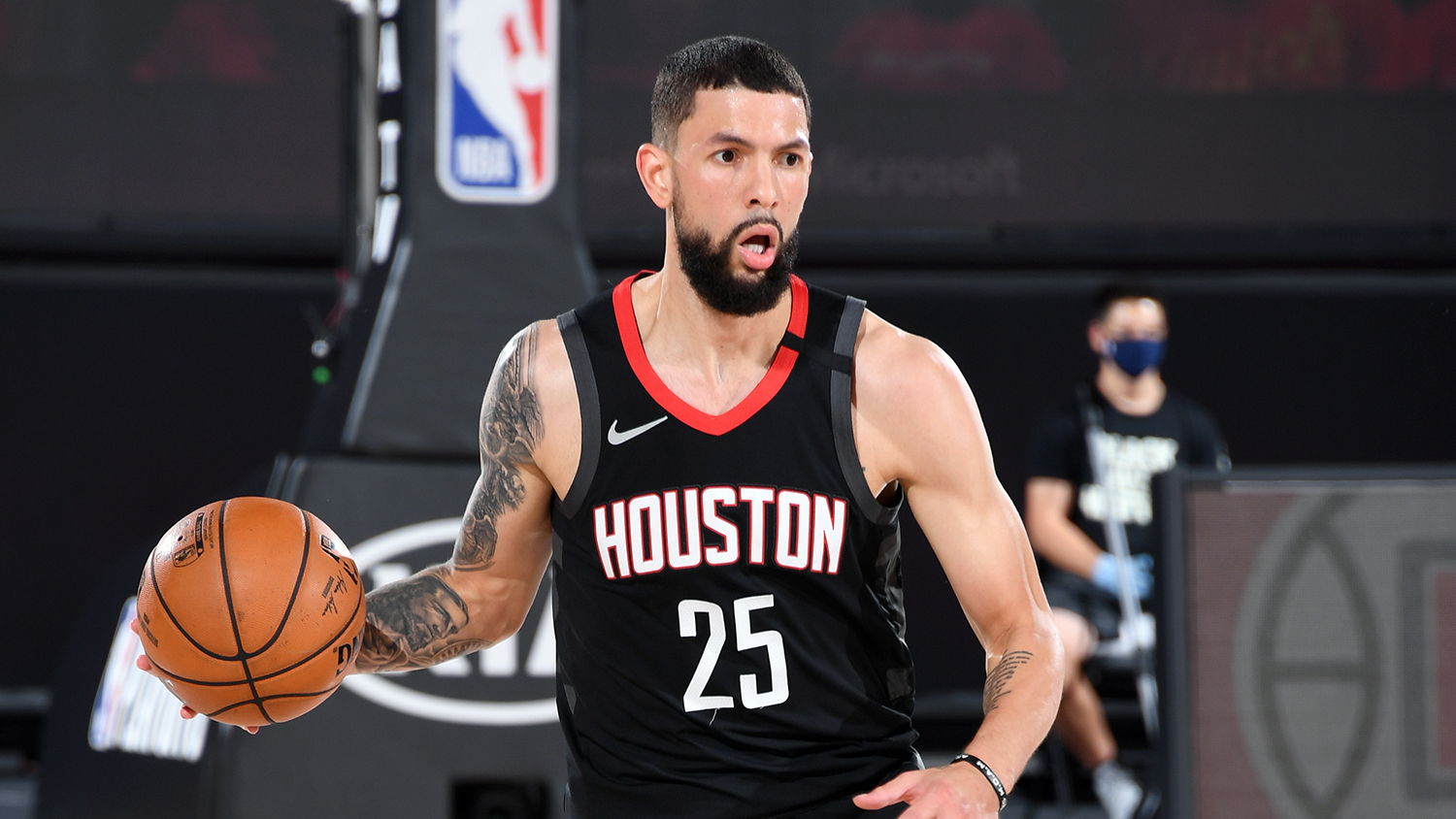 <p><strong>2019-20 Stats:</strong> 8.8 points, 2.6 rebounds, 1.7 assists, .7 steals, 42.1% FG, 35.6% 3-pt<br />
<strong>Age: 27 </strong><br />
<strong>Contract Status:</strong> Player Option ($2.4 million), Unrestricted Free Agent</p>
<p>There was a time when Rivers looked like a solid starter in the league. He’s still only 27-years-old and he can shoot, score in bunches (which the Kings were reminded of in the bubble) and handle the ball. Rivers is projected to make above slightly above the league minimum. He has ties to McNair from their time together with the Rockets, which is why we’re adding him to the list. Would he consider a two-year, $10 million contract in Sacramento? That seems like a pretty good bargain for his skill level, but does he fit the culture the Kings are trying to build?</p>
<p> </p>
